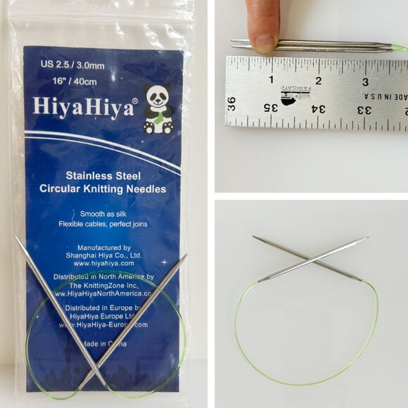 Hiya Hiya Fixed Circular Needles: 3mm Bundle - Picture 2 of 4